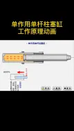 Tải video: 单作用单杆柱塞缸工作原理动画