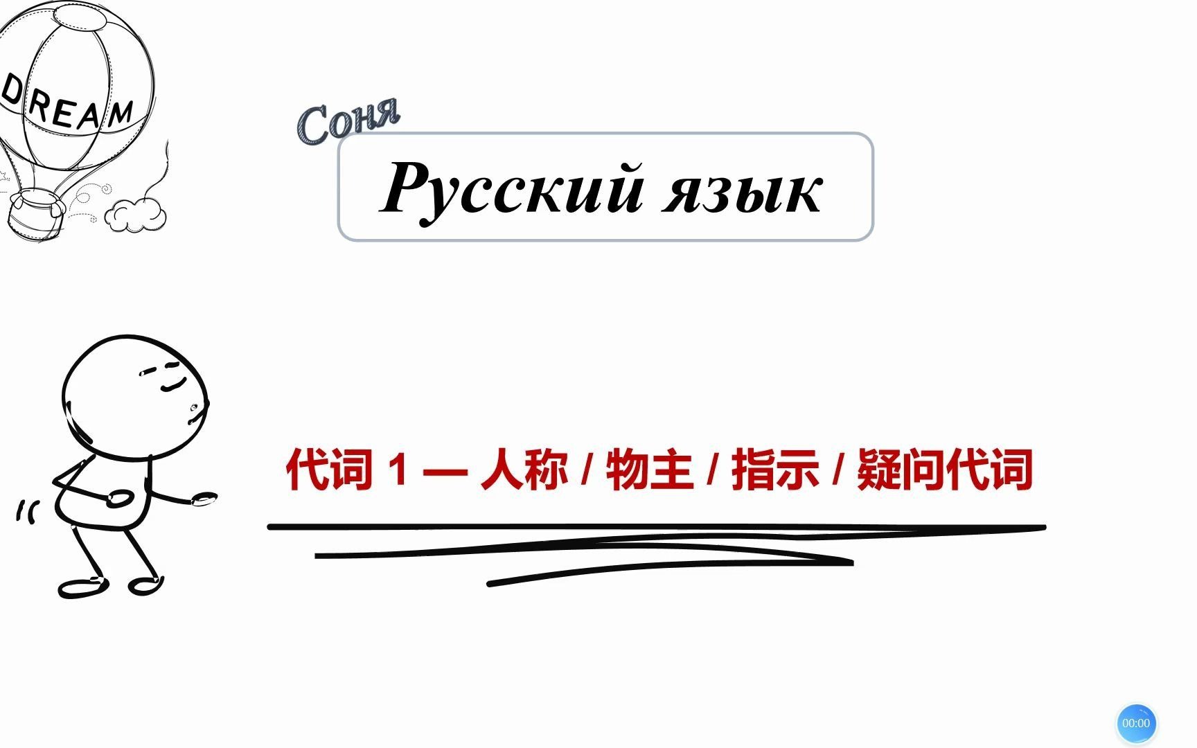 俄语基础语法 — 代词1(人称、物主、指示、疑问代词)哔哩哔哩bilibili