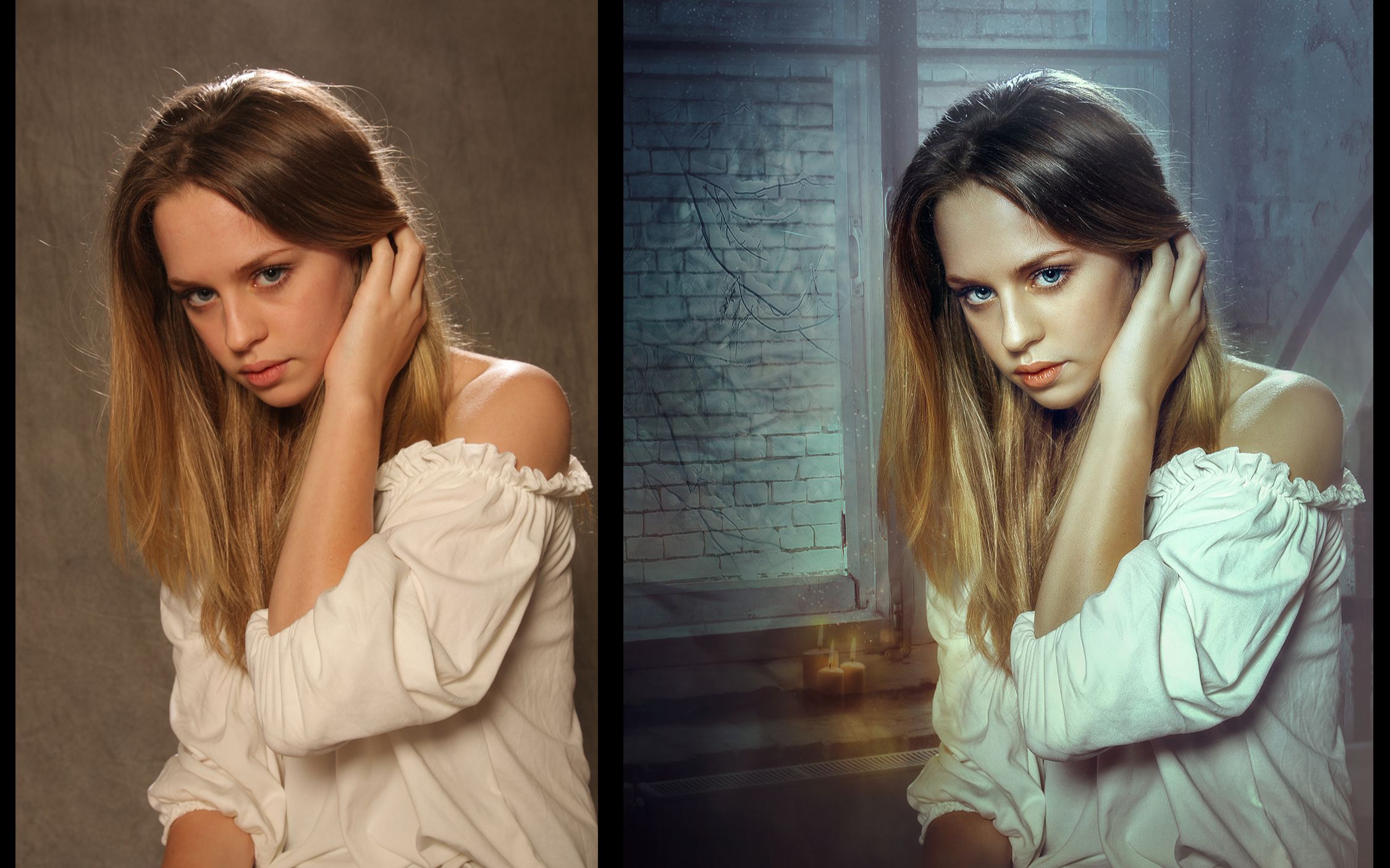 photoshop:如何制作精美的艺术肖像