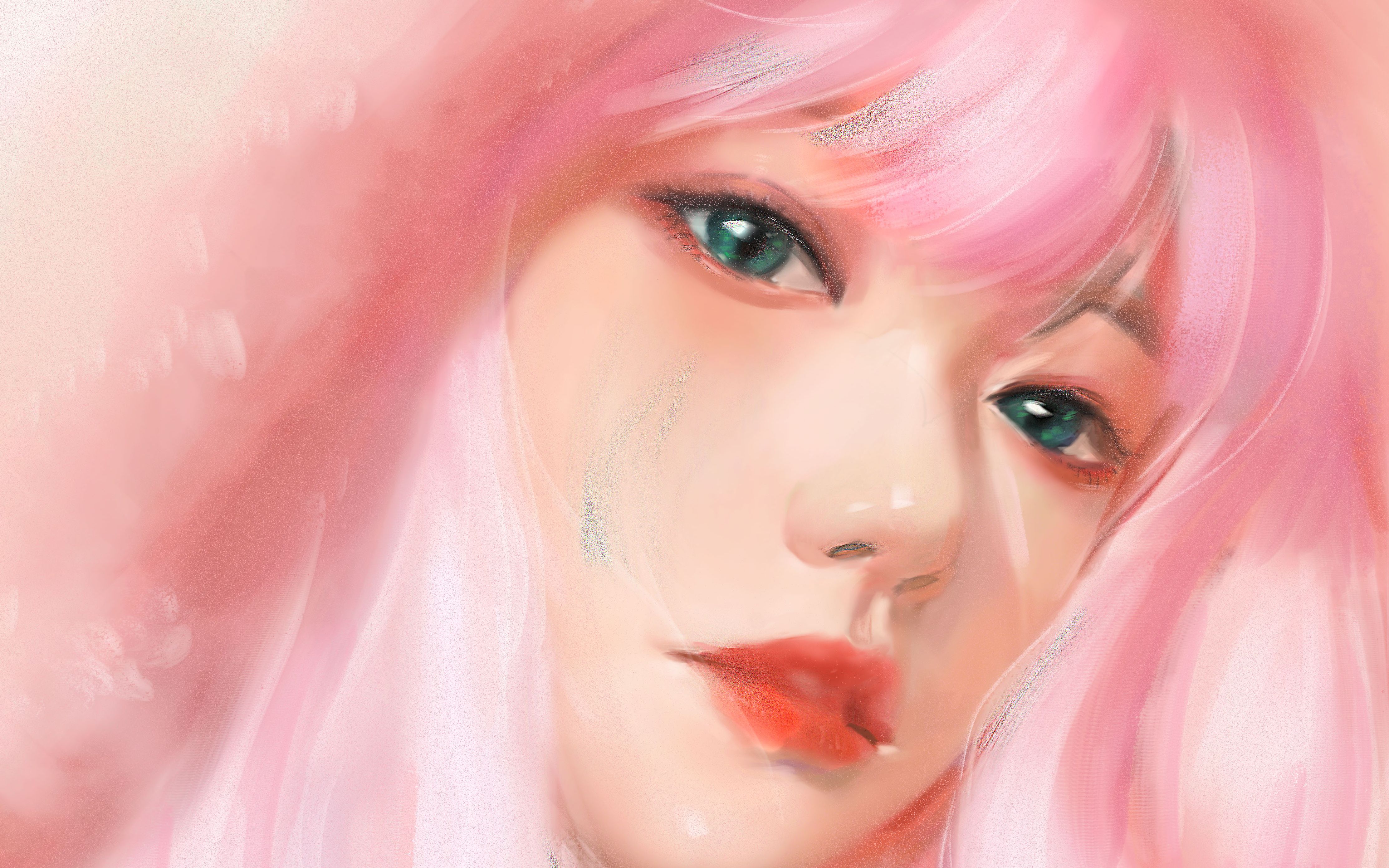 【厚涂】ps人物厚涂过程