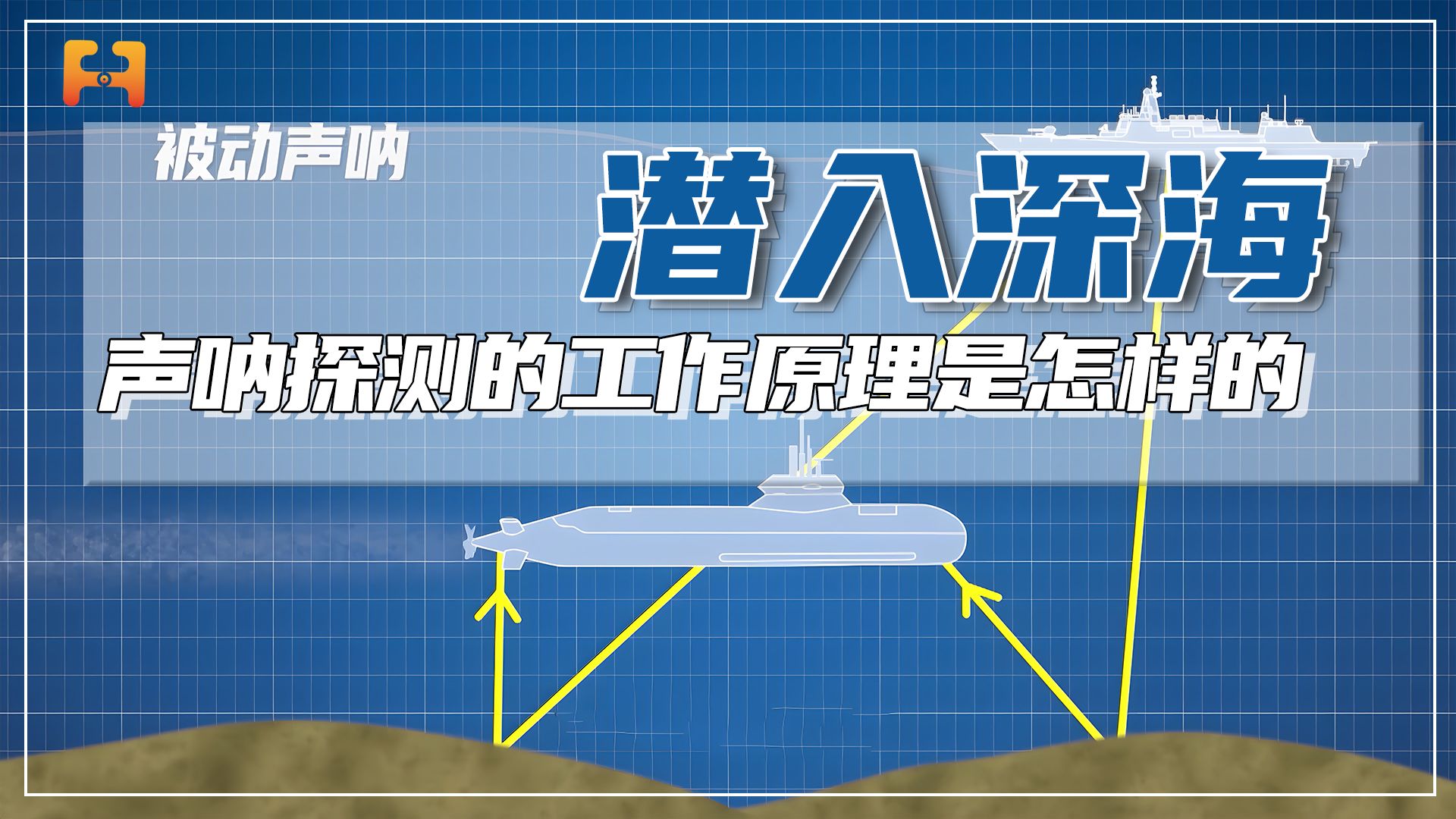 在深海之中,潜艇声呐探测的工作原理是怎样的?哔哩哔哩bilibili