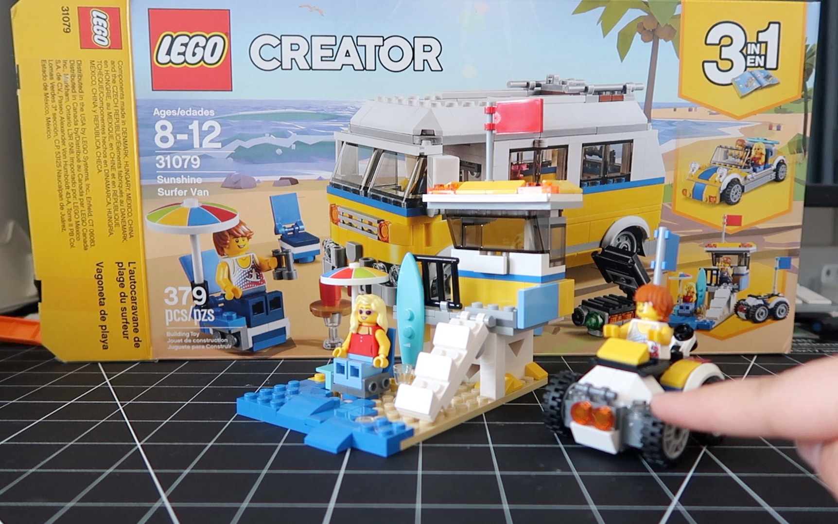 乐高31079bc型变形两个沙滩摩托卡卡出品