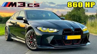 Download Video: 【4K60帧】第一视角：860HP 宝马M3 CS 评测与不限速高速公路331KMH极速狂飙 | 作者：AutoTopNL | 机翻中文