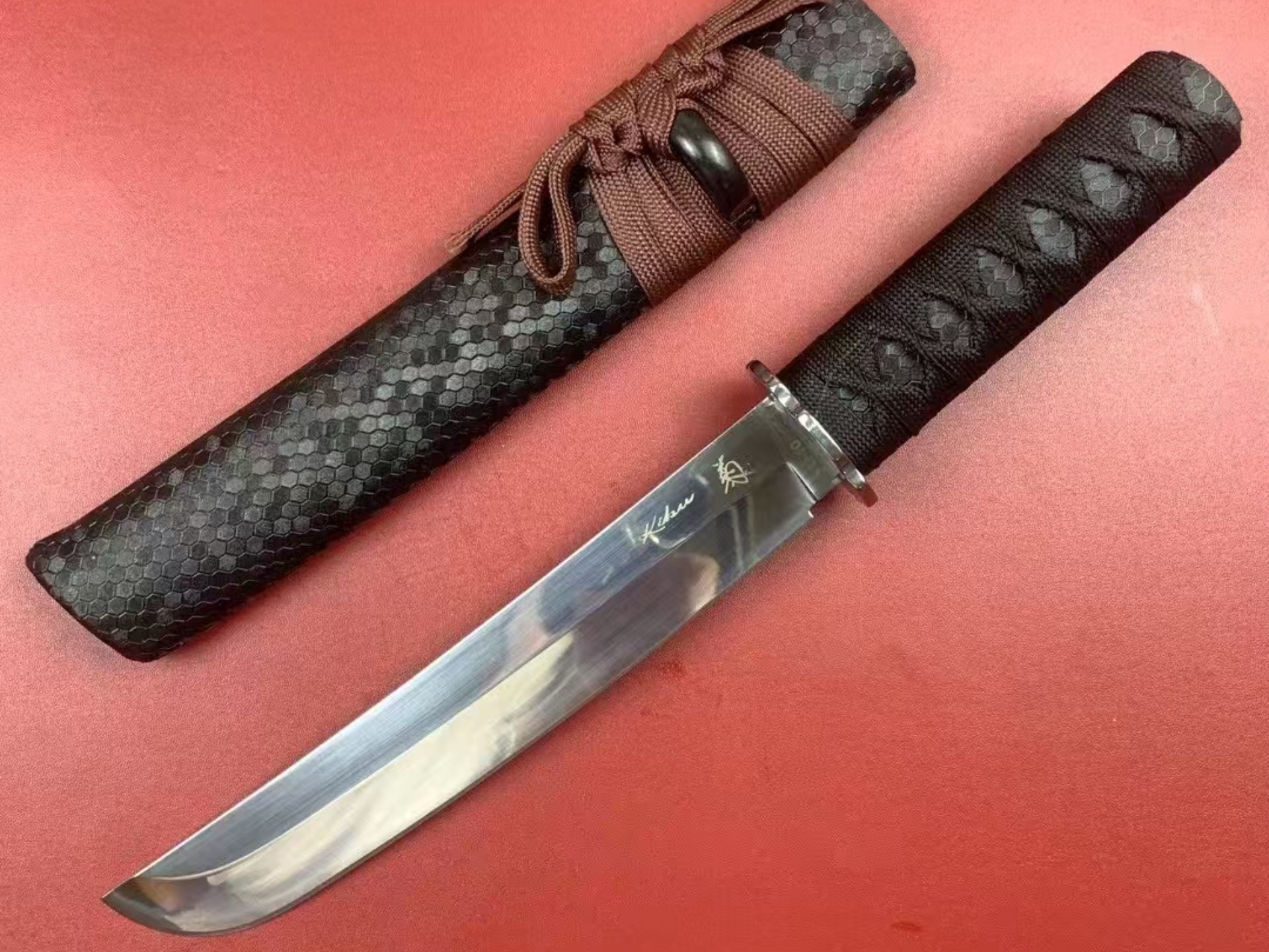 千幻菊字武士短刀