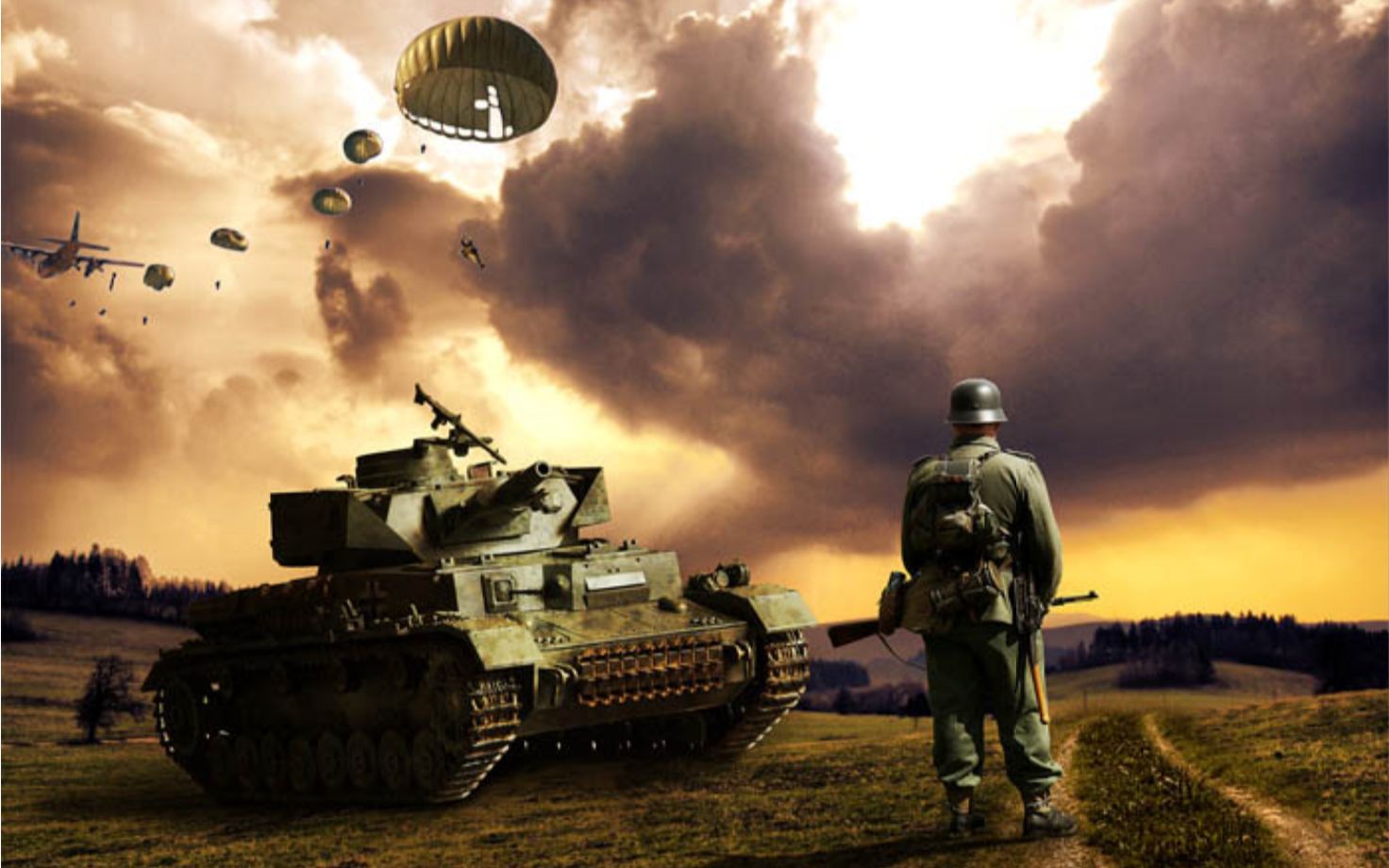 西线德军最后的进攻白球快递争夺战【英雄连2】