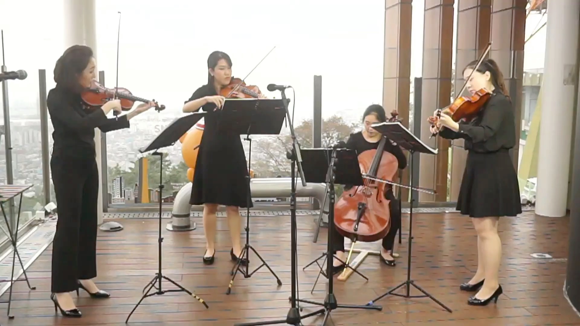 [图]弦乐四重奏 & 勃拉姆斯-匈牙利舞曲No.5 String Quartet/Brahms-Hungarian Dance/Violin Cello Viola