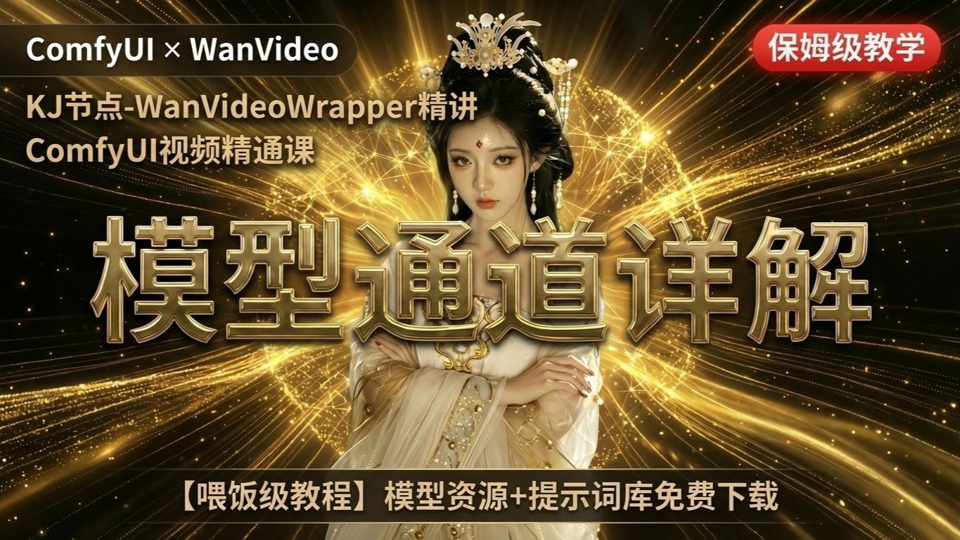 comfyui视频wanvideowrapper进阶玩法（二）-—ComfyUI喂饭级教程第十六期---comfyui-KJ节点讲解（一）