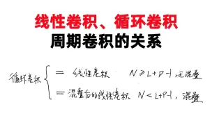 Download Video: 【数字信号处理考研】线性卷积、循环卷积、周期卷积的关系