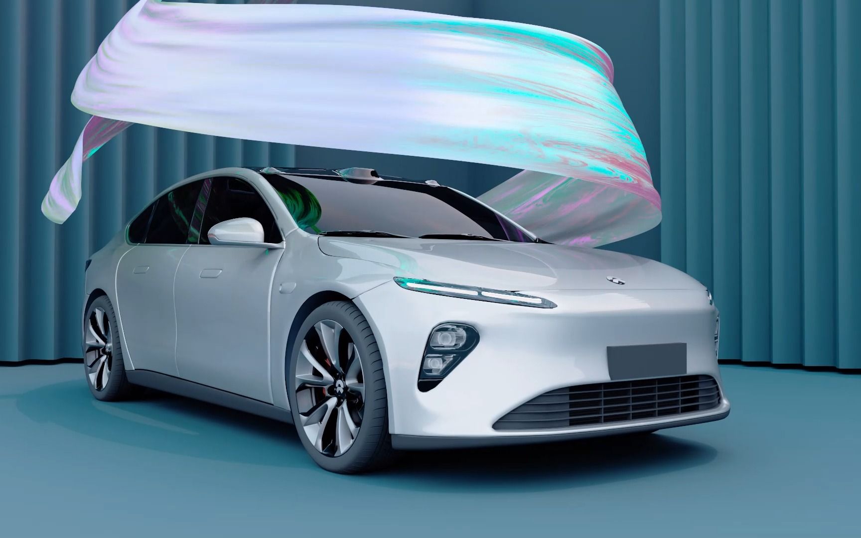 蔚来et7三维渲染创意宣传动画预告