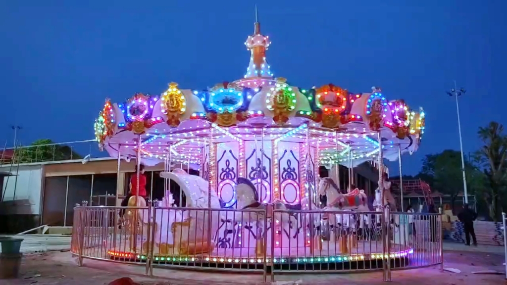 大型豪华转马,景区游乐设备,游乐设备厂家,24座旋转木马,广之源游乐