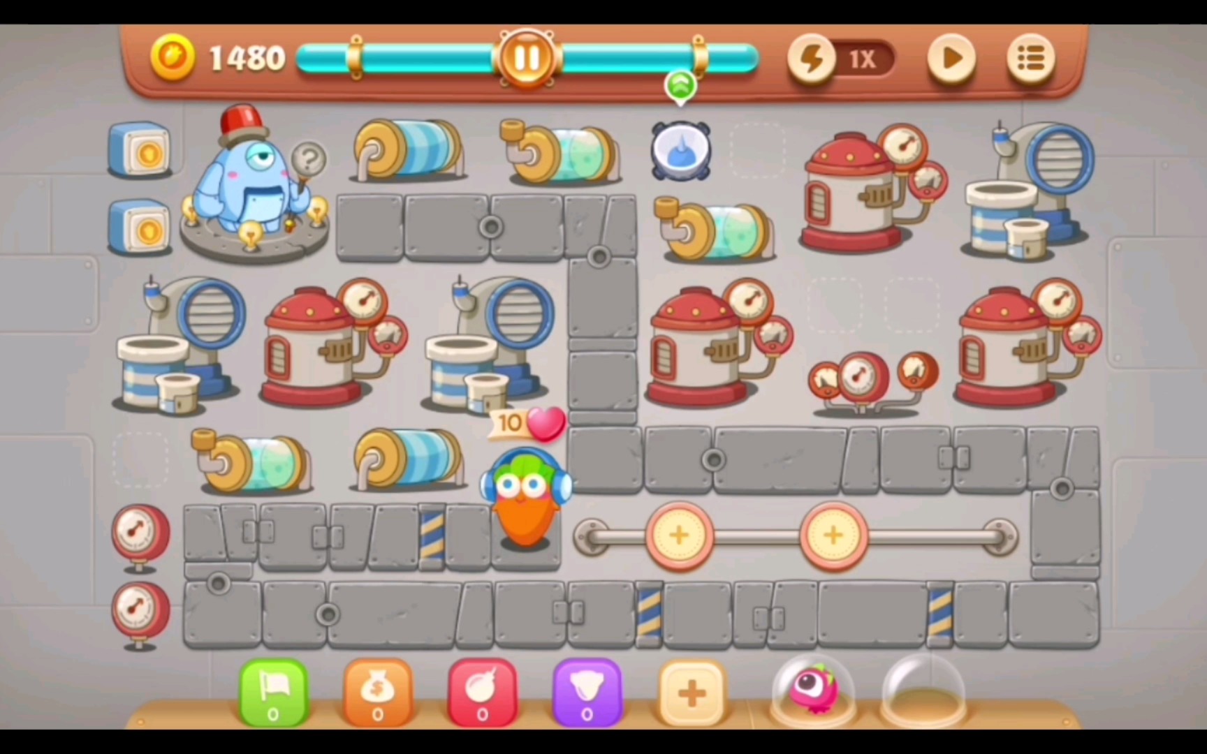 保卫萝卜3 工厂 第30关 攻略