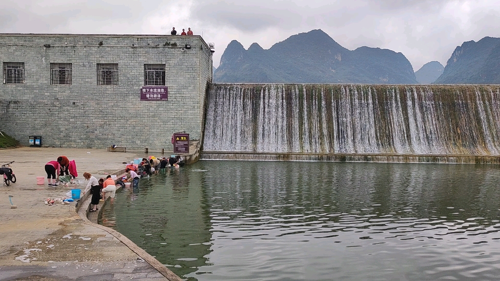 靖西大龙潭水库大坝