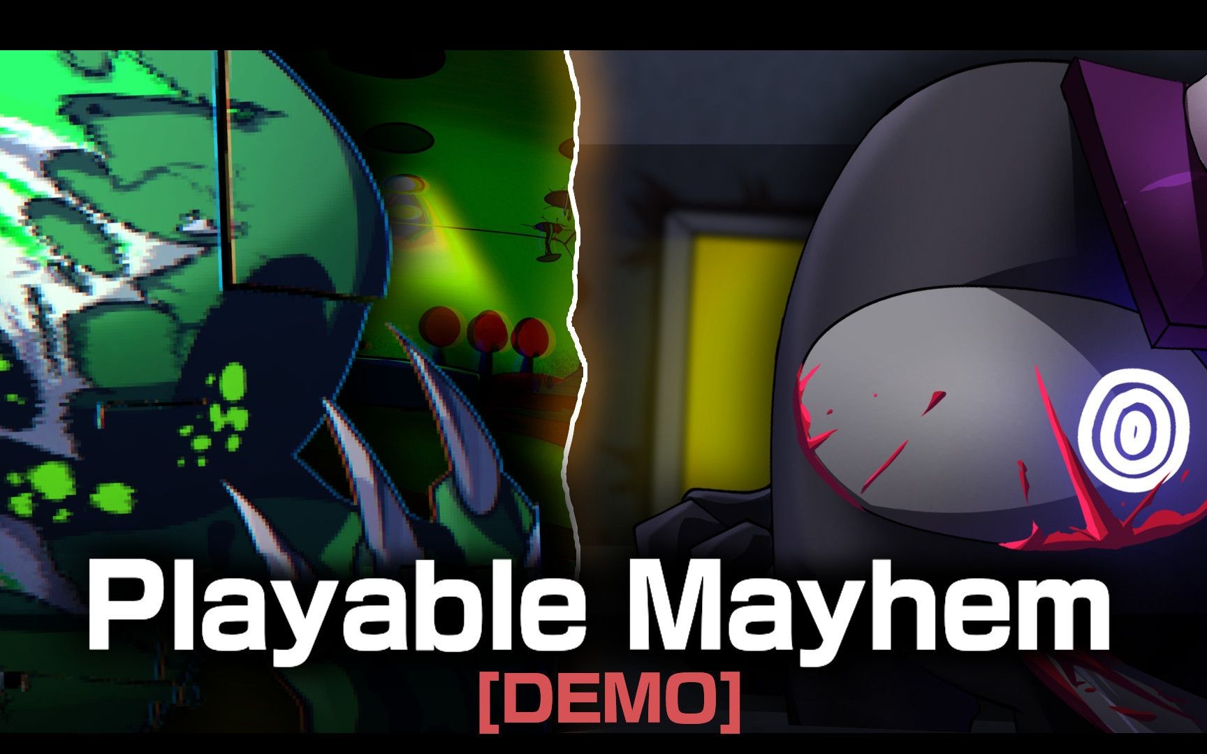 [图]我还活着）帅炸了！优质Mod Playable Mayhem [DEMO]全流程 FNF X IMP X Banban