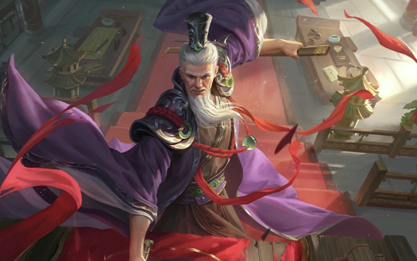 【十周年】三国杀陈珪-藏锋戏虎皮肤语音视频