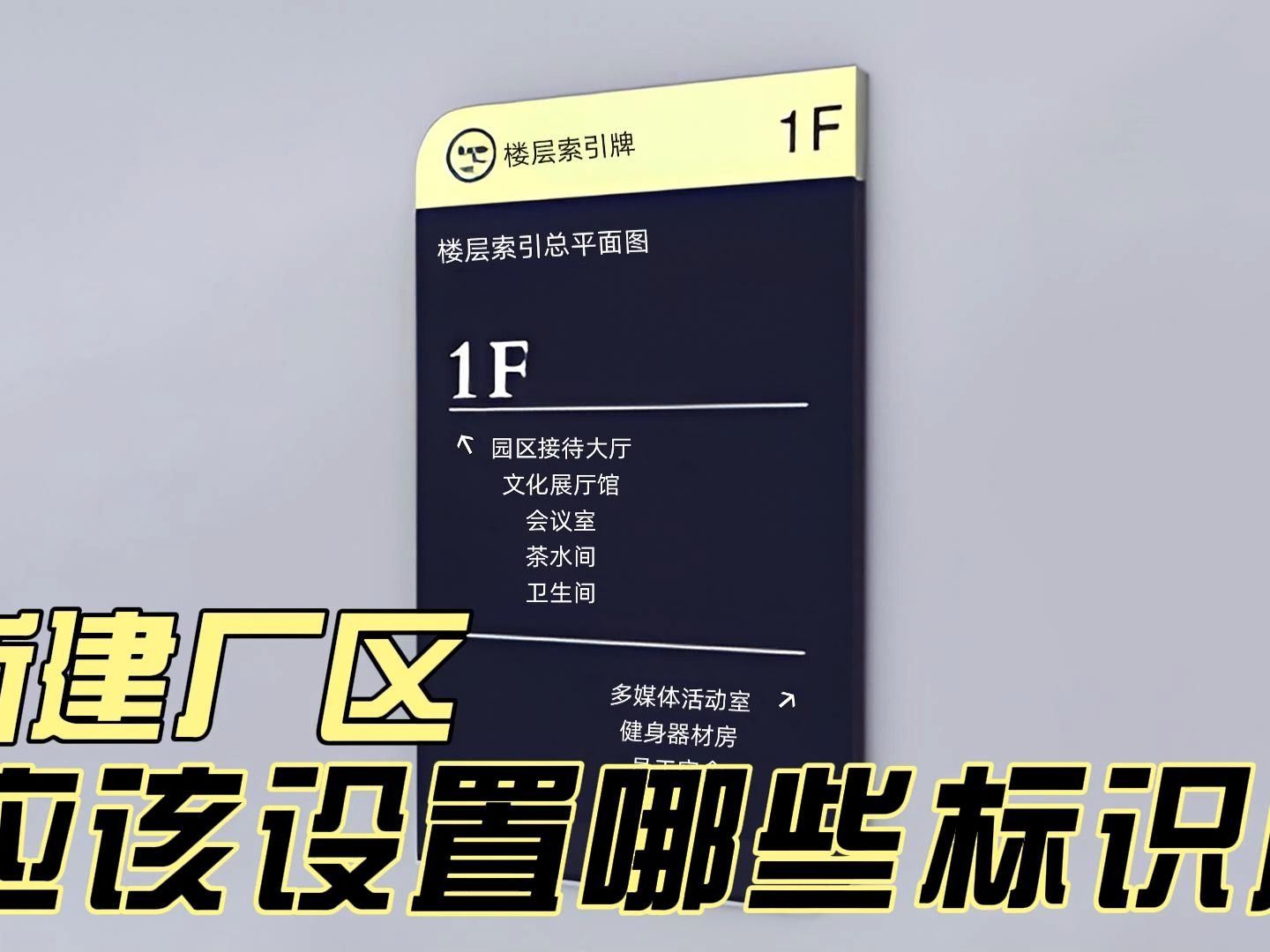 新建厂区应该设置哪些标识牌?
