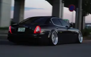 Download Video: “Lowered VIP” - Maserati Quattroporte V8 4.7 ~ the boy in the rabbit | PANS EYE