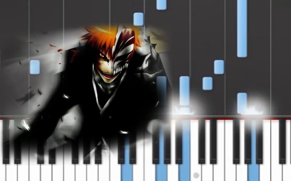 [图]死神OST插曲Here To Stay钢琴教程piano tutorial油管搬运synthesia