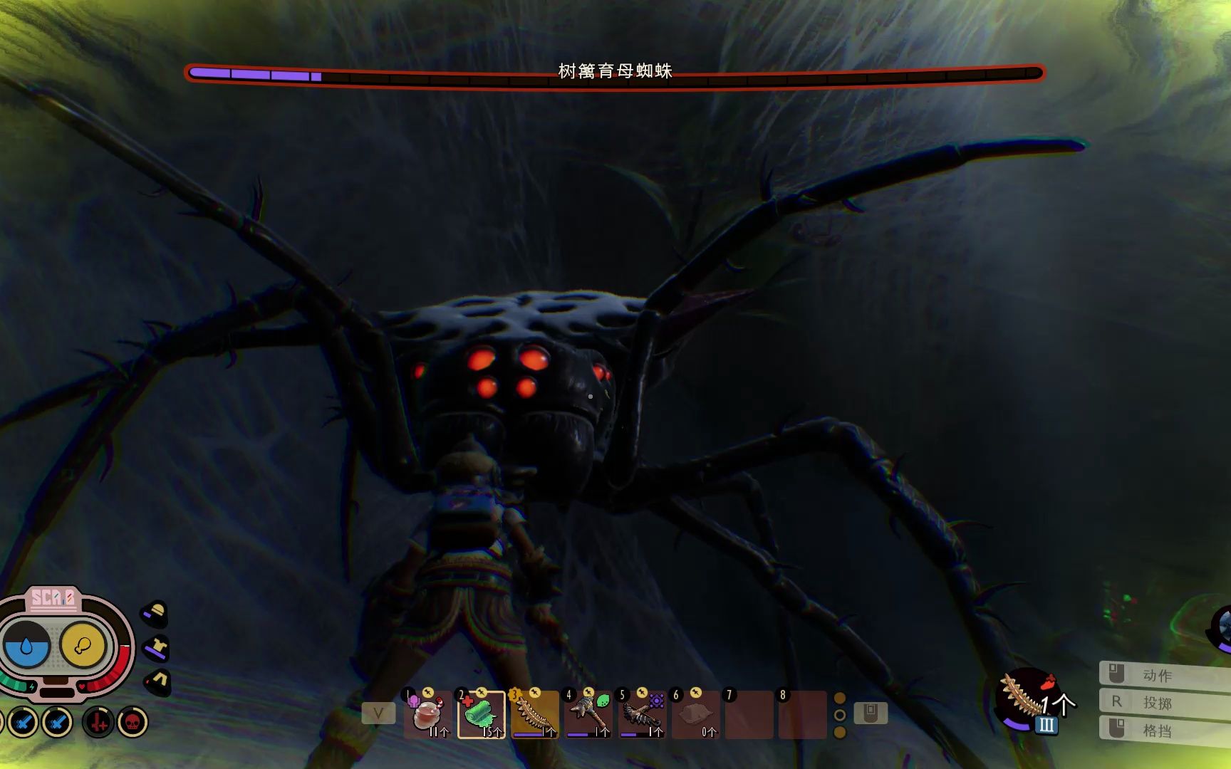 禁闭求生试玩-树篱育母蜘蛛