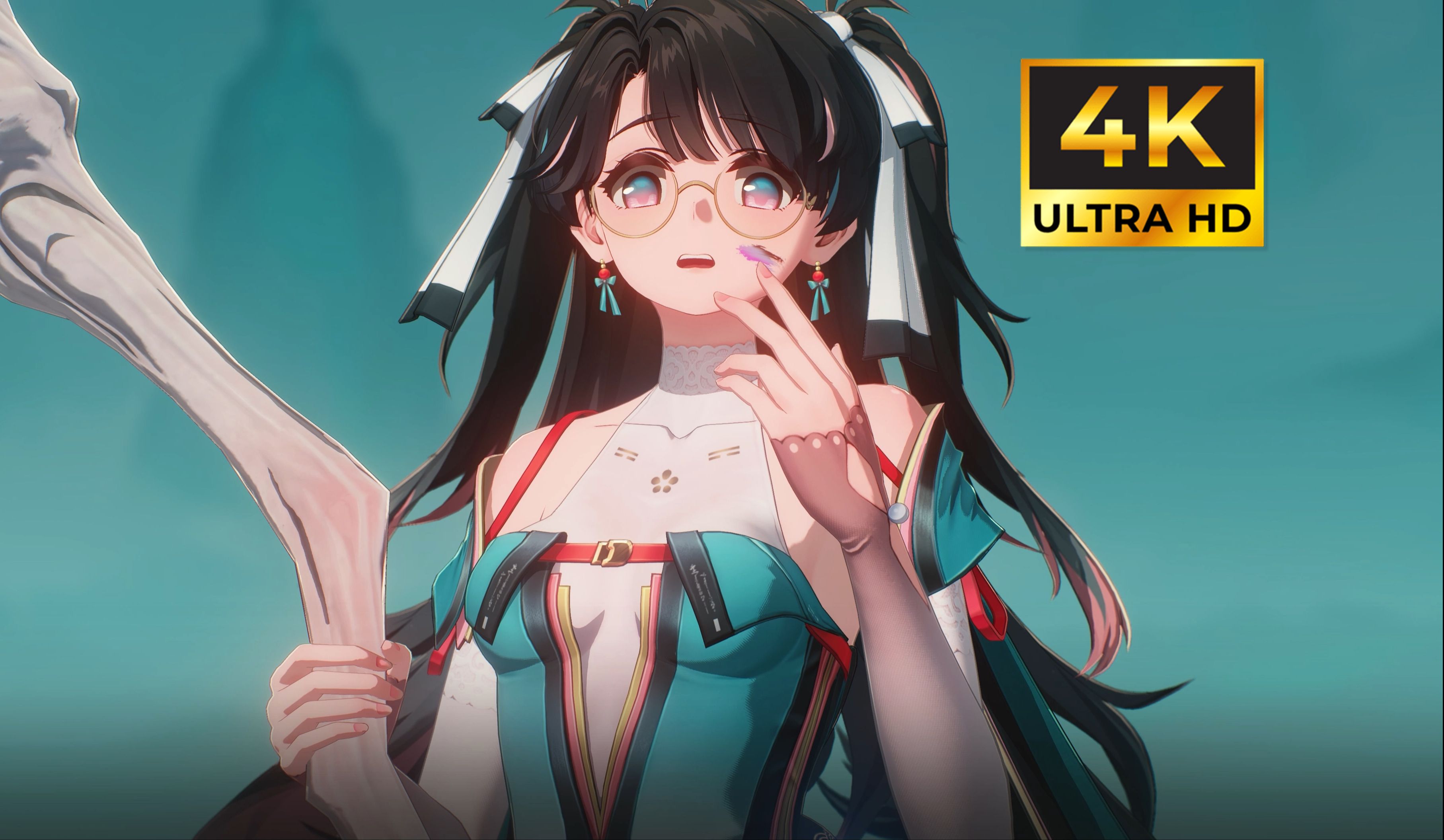 【鸣潮/4k120fps】折枝可爱捏~伴星任务-战斗场景实机渲染 2 (日配)