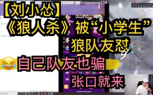 Download Video: 【刘小怂】被“小学生”狼队友怼，狠起来自己队友都骗，张口就来20200723【狼人杀】