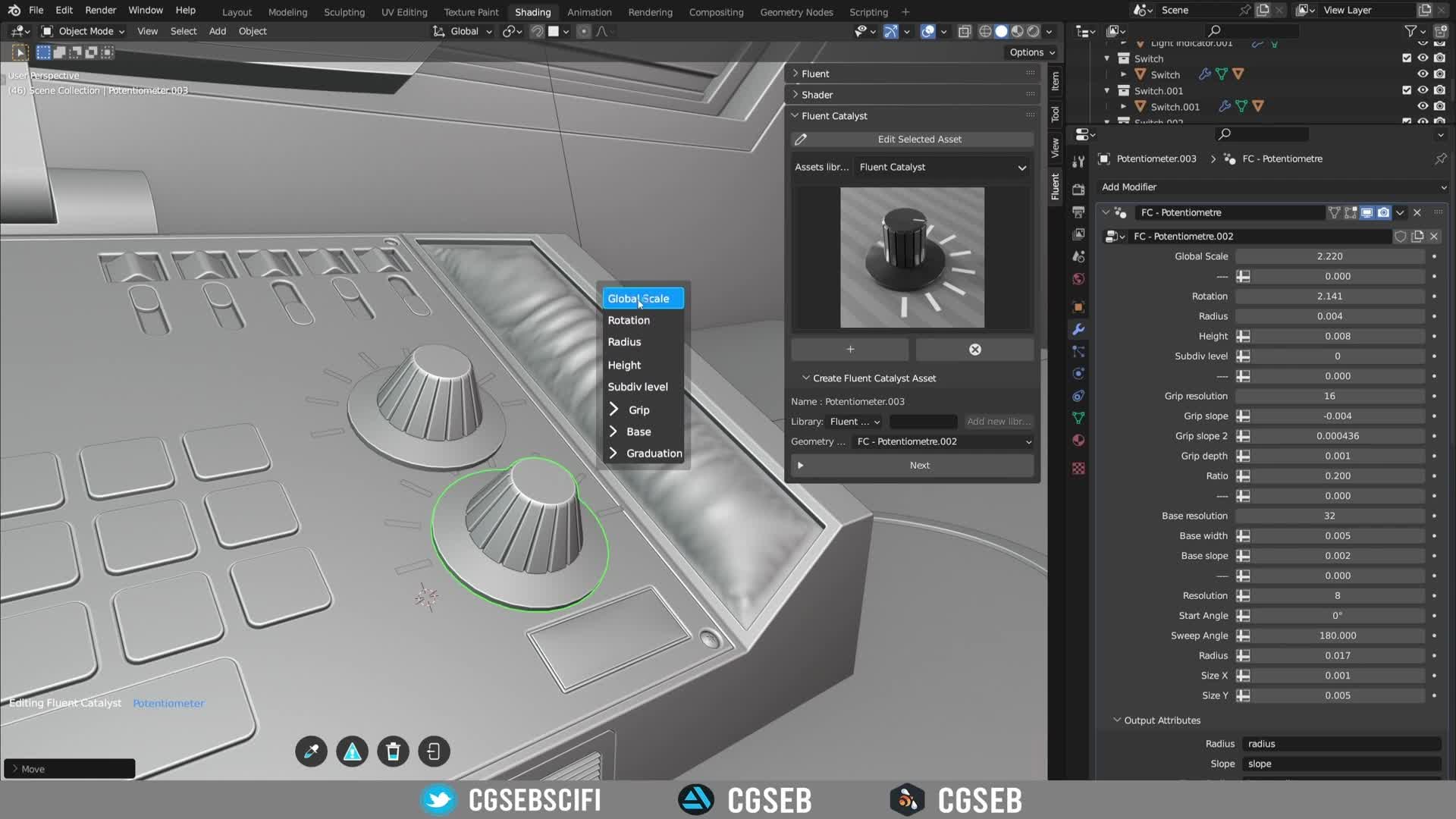 模艺blender插件合集几何节点UI资产库系统插件哔哩哔哩bilibili