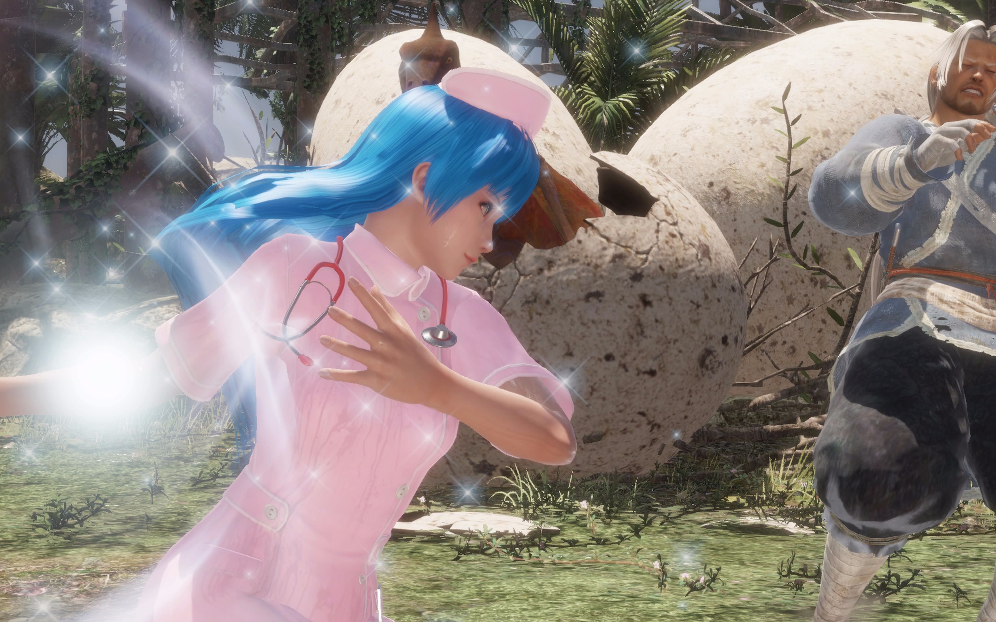 《死或生6》遭遇酒鬼大叔,让库拉护士来给你冰一冰!