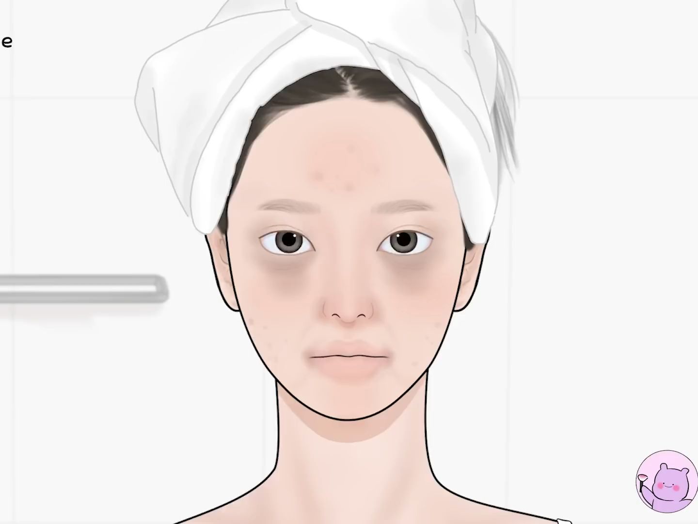 【lulupang解压动画】素颜变漂亮2倍,还有男朋友的秘诀_黑眼圈