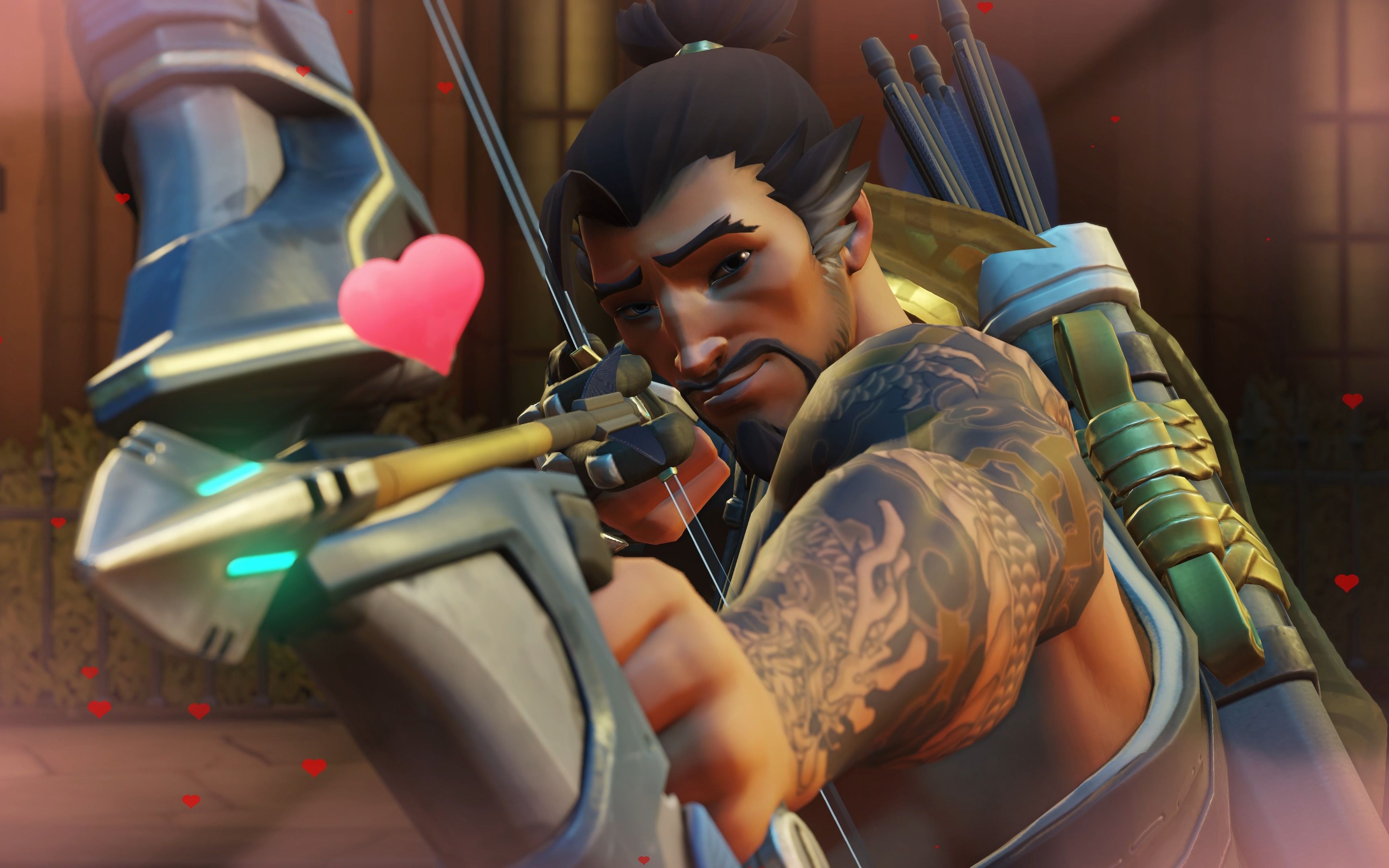 守望先锋 半藏情人节特写最佳