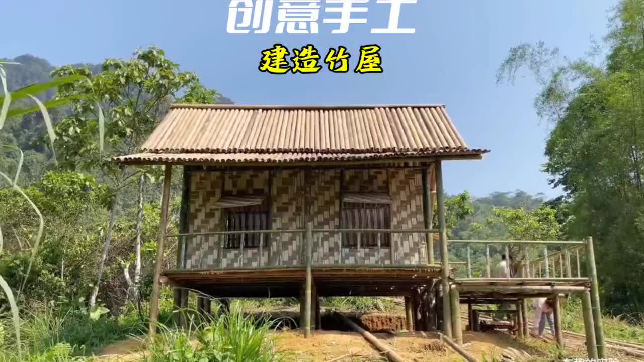 竹棚搭建方法图片