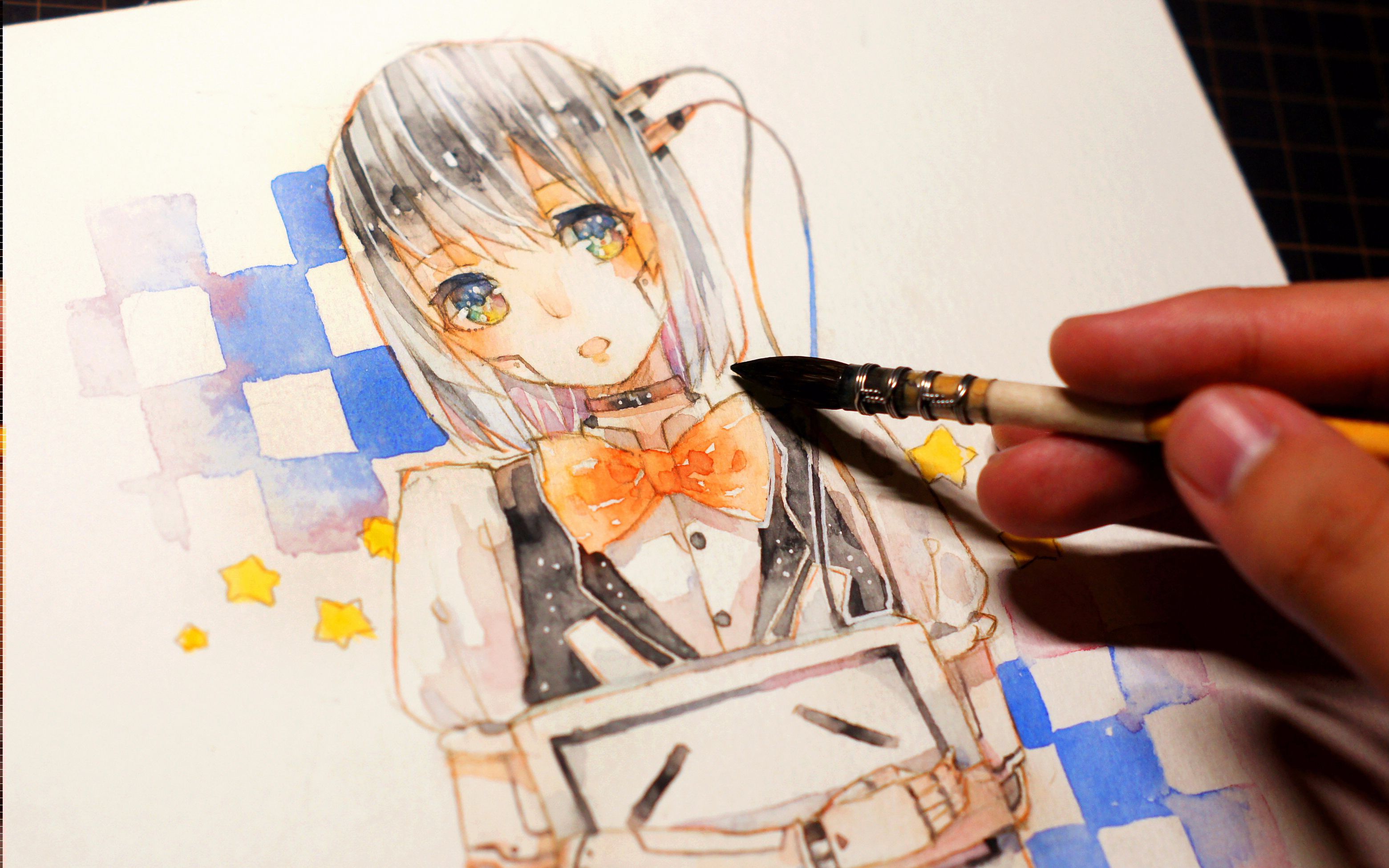 新视频~【手绘】简单几步,画个(调教)傲娇的扫描仪小姐姐~【小熊绅士