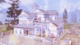 少女の屋 夜莺与玫瑰 爱心型城堡 露天花园餐厅 明日之后建筑 哔哩哔哩 つロ干杯 Bilibili