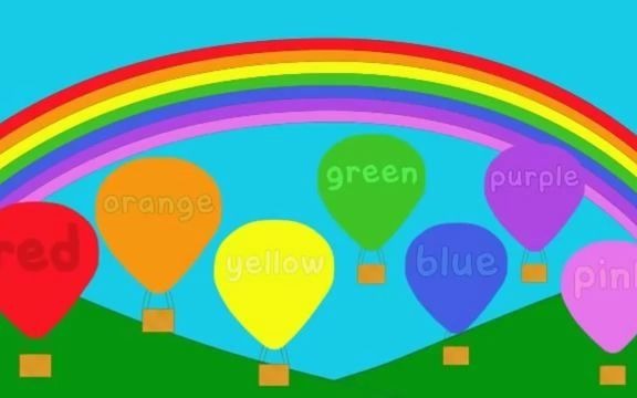 [图]色彩歌学英语 Color song learn English The Rainbow Colors Song