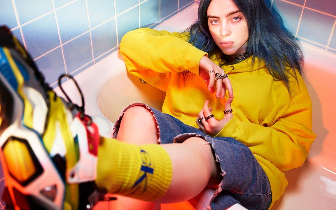 【中英双字幕】表达真实的自我 碧梨billie eilish为ck拍摄大片