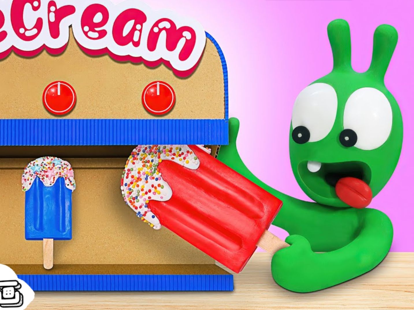 趣玩动画:踢球的卡卡看到了一个雪糕机,他能吃到满意的雪糕吗?
