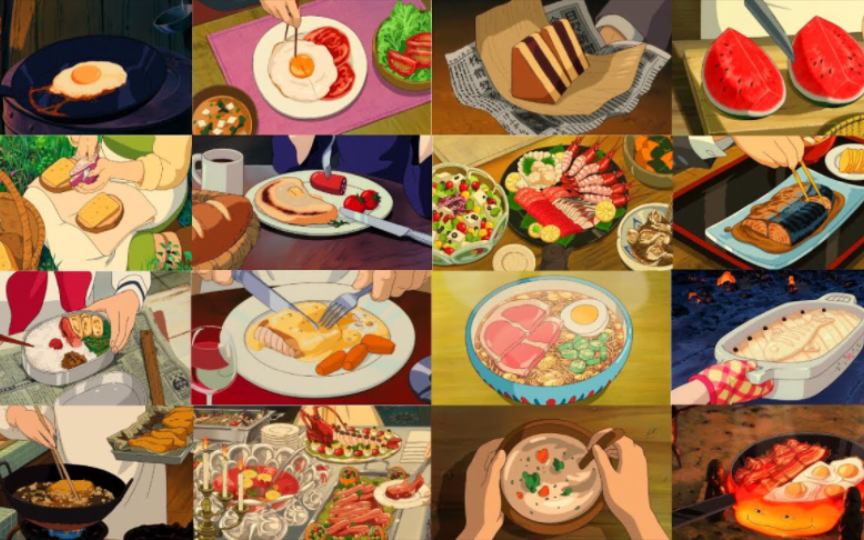 日本动漫中美食描绘,惟妙惟肖