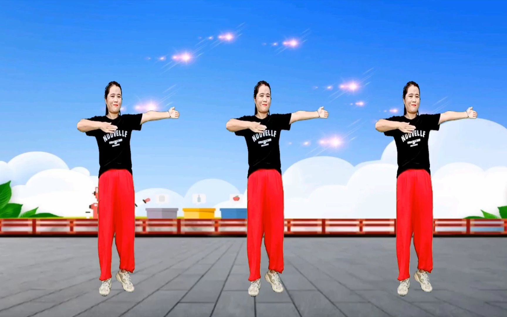 广场舞《大风吹》动感欢快,时尚好看