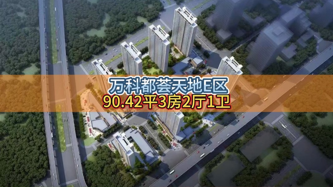 南京南站板块万科都荟天地经典小三房,性价比高,可刀