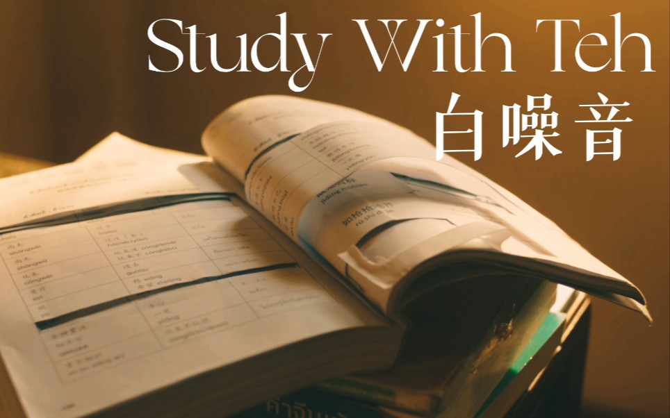 【Study With Teh】与普吉的Teh共度一天︱学习ⷥ𗥤𝜥“”哩哔哩bilibili