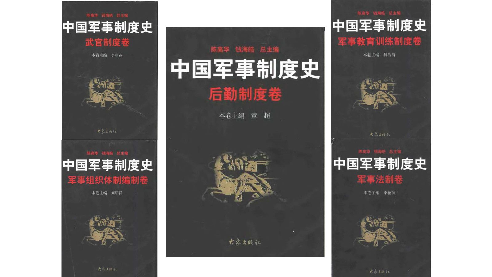 [图]中国军事制度史《后勤制度卷》《军事法制卷》《军事教育训练制度卷》《军事组织体制编制卷》《武官制度卷 》军事制度史电子书PDF