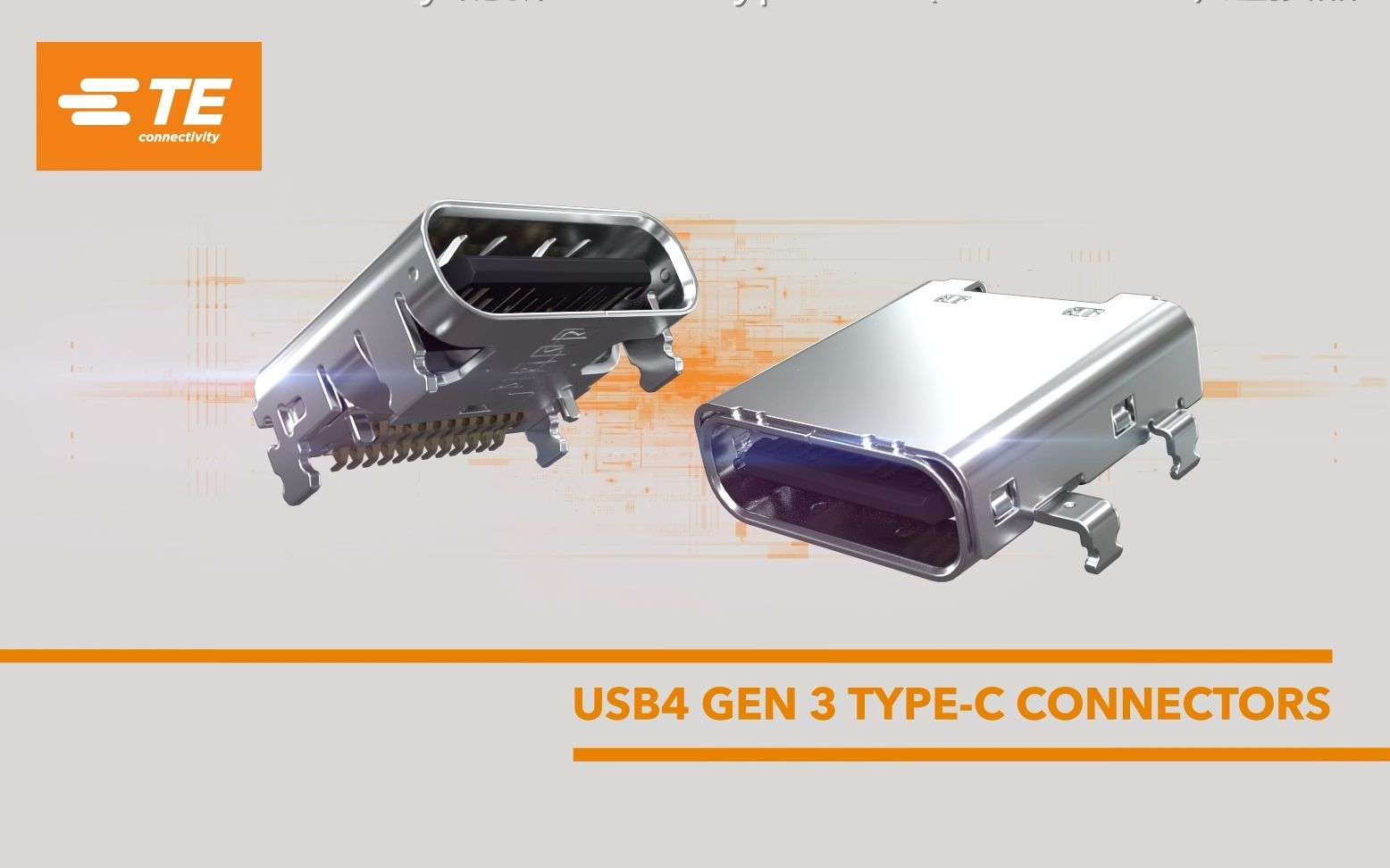 TE Connectivity新一代USB TypeC型(USB4 Gen 3)连接器问世哔哩哔哩bilibili