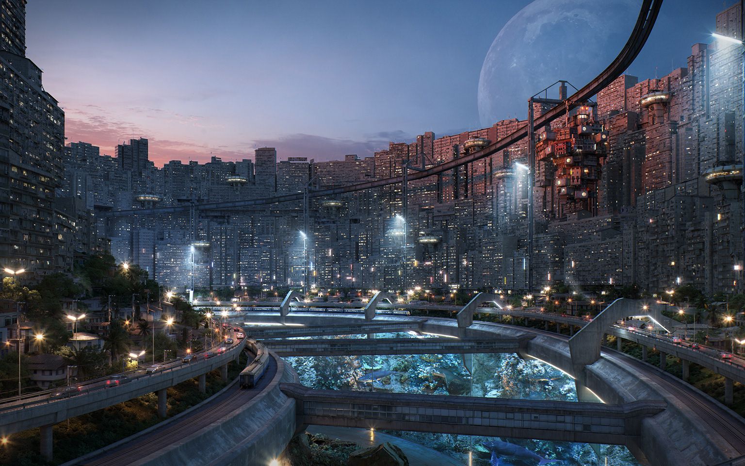 科幻电影里的3d场景建模与渲染