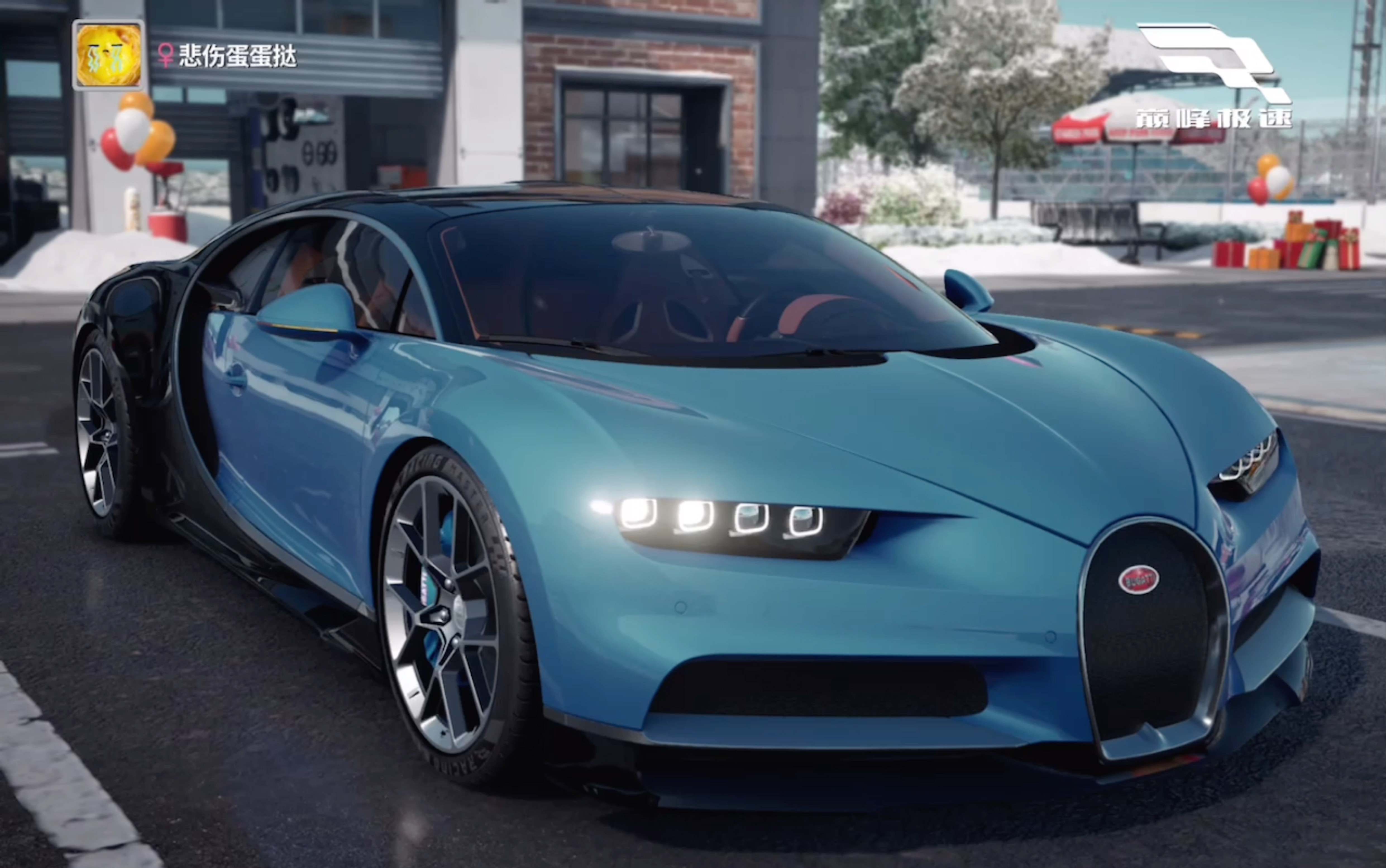 给尊贵的布加迪打波广告