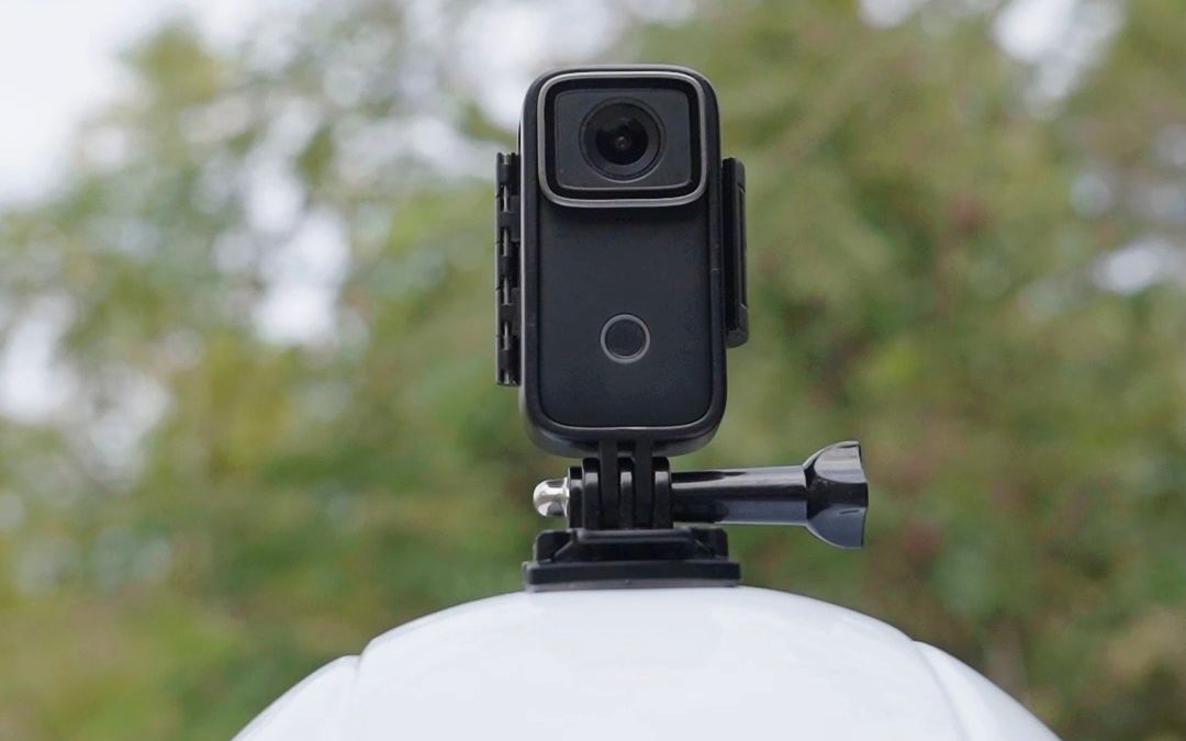 头盔上装个摄像头,摩托骑士必看第一人称行车记录仪