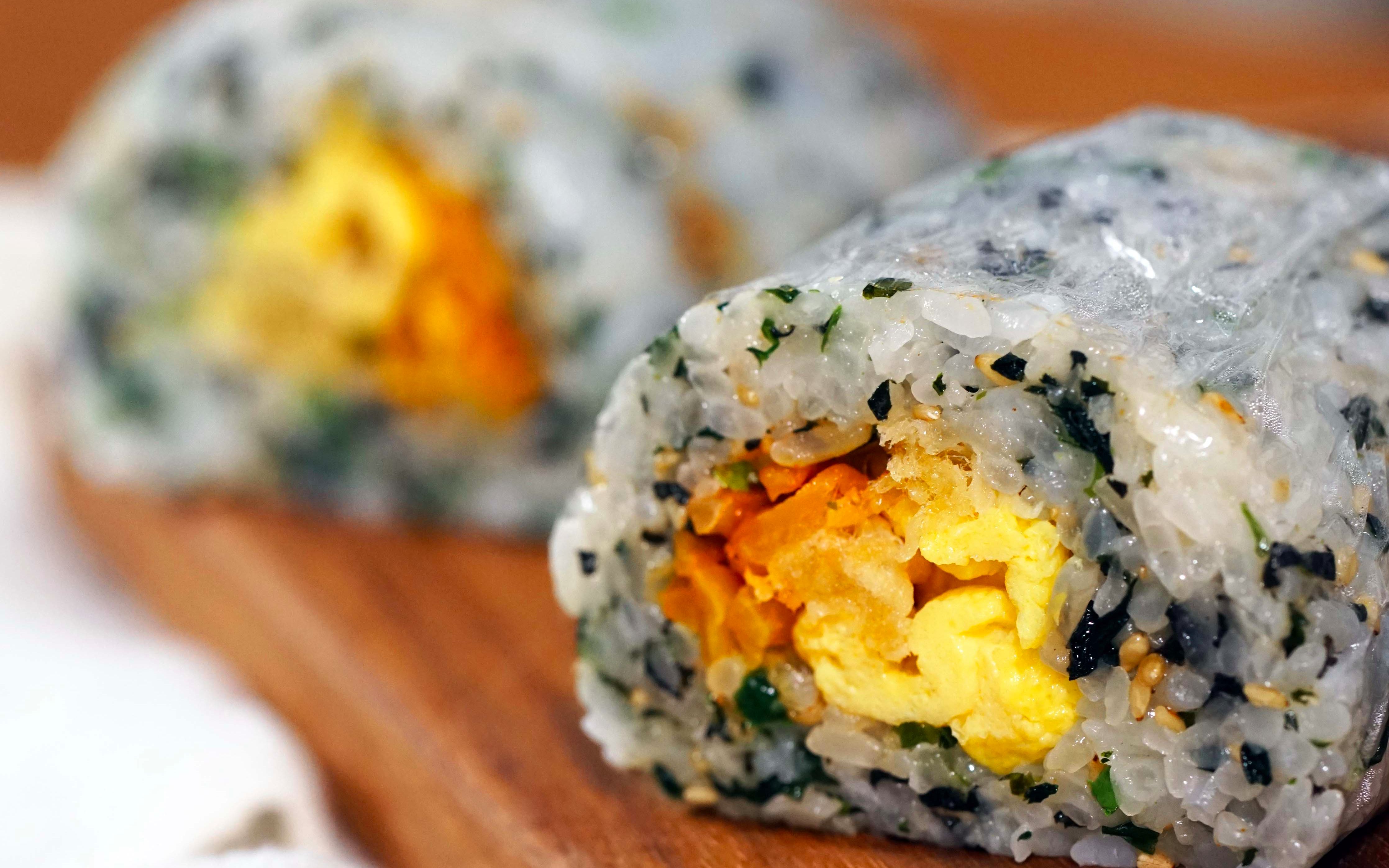 【粢饭团】天气太热没食欲,来个用糯米饭做的粢饭团开开胃[羊仔的寻味