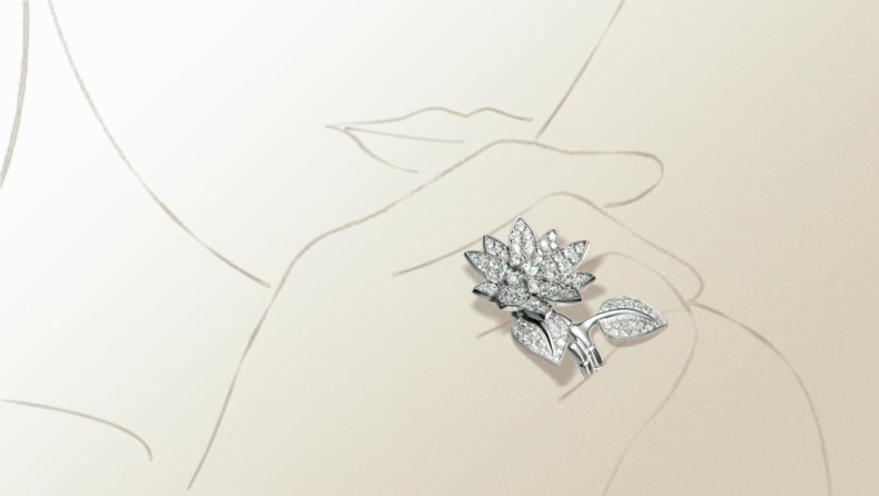 【高级珠宝】梵克雅宝莲花指间戒  Van Cleef & Arpels哔哩哔哩bilibili