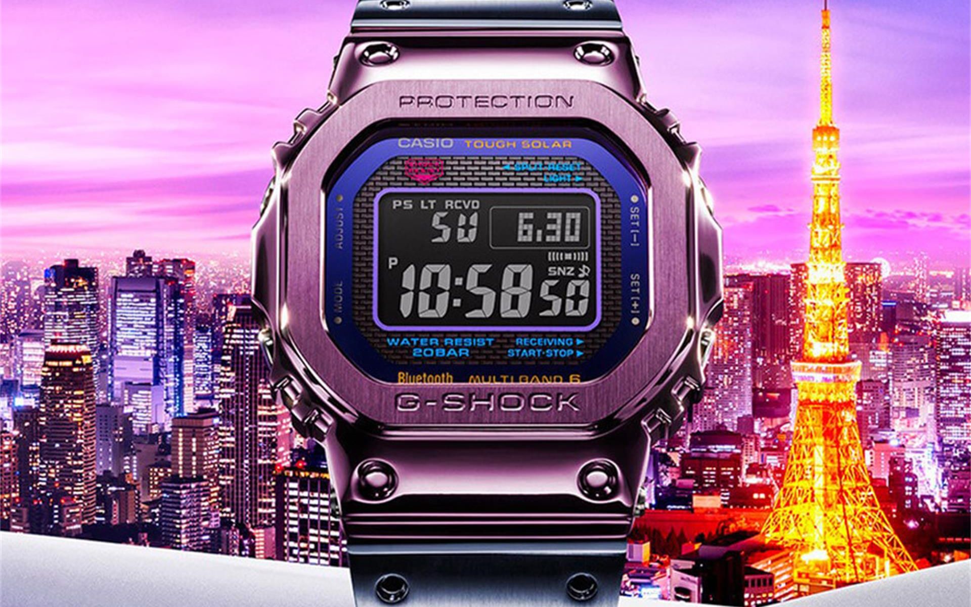 [图]【日暮东京】卡西欧 CASIO G-Shock GMW-B5000PB Twilight Tokyo