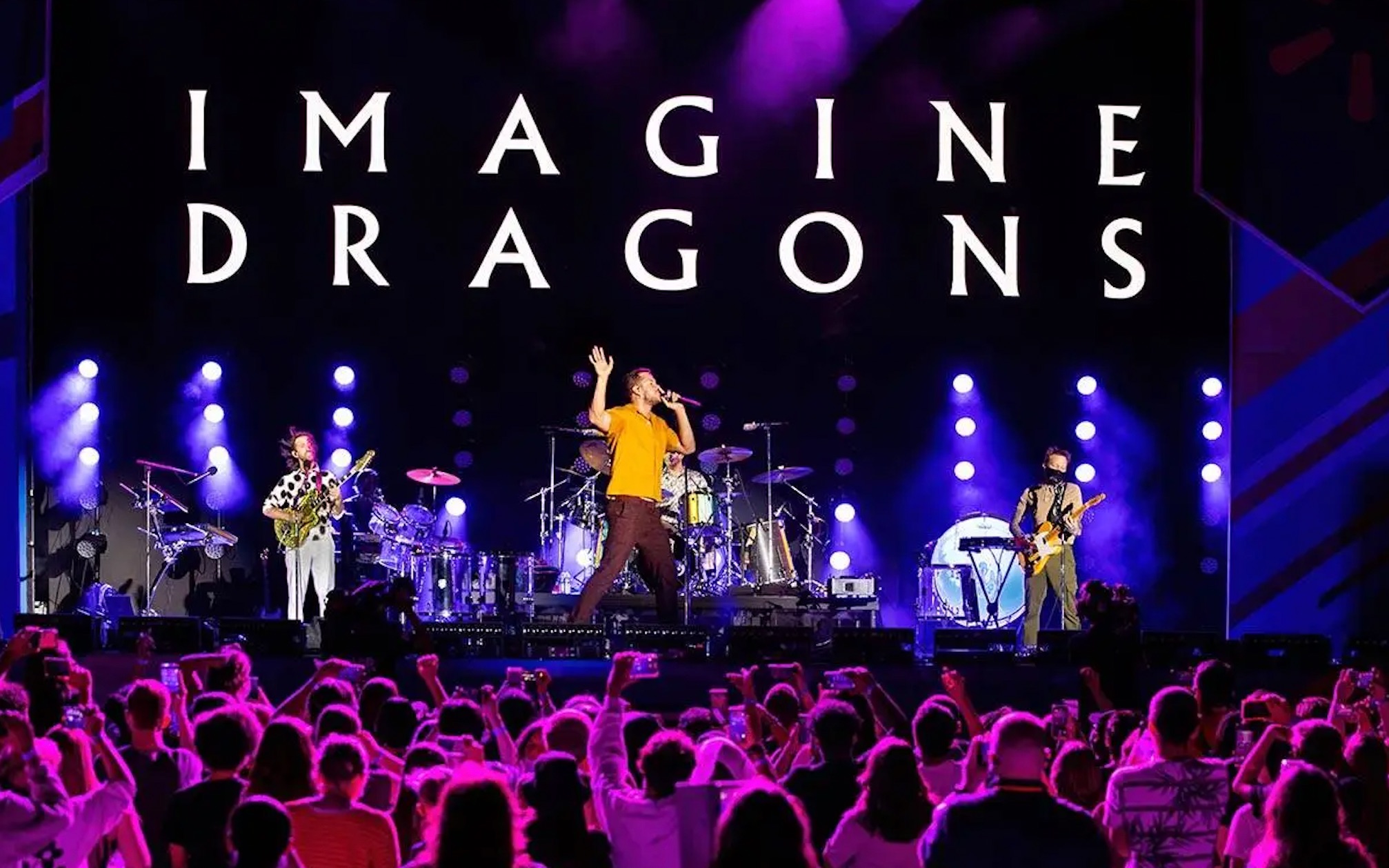 Imagine Dragons梦龙乐队4月4日最新演唱会,March Madness Music Festival 2022哔哩哔哩bilibili