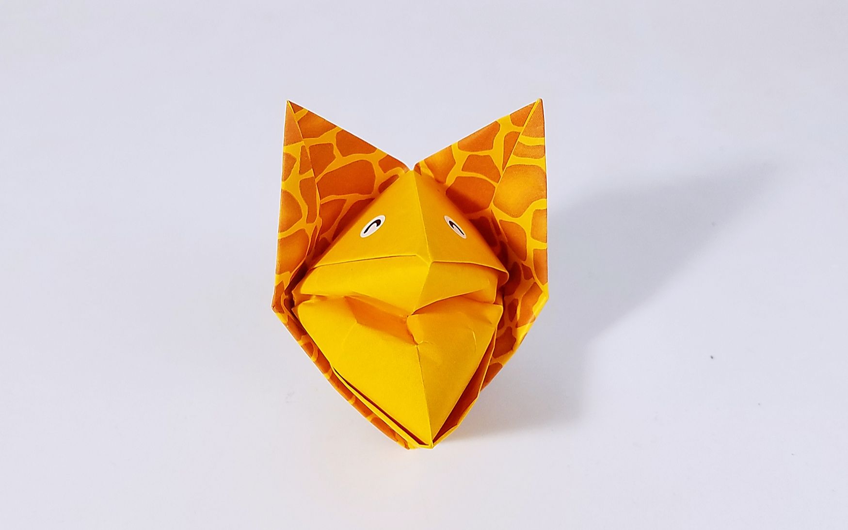 教你折纸狐狸脸,动物园系列折纸,儿童很喜欢