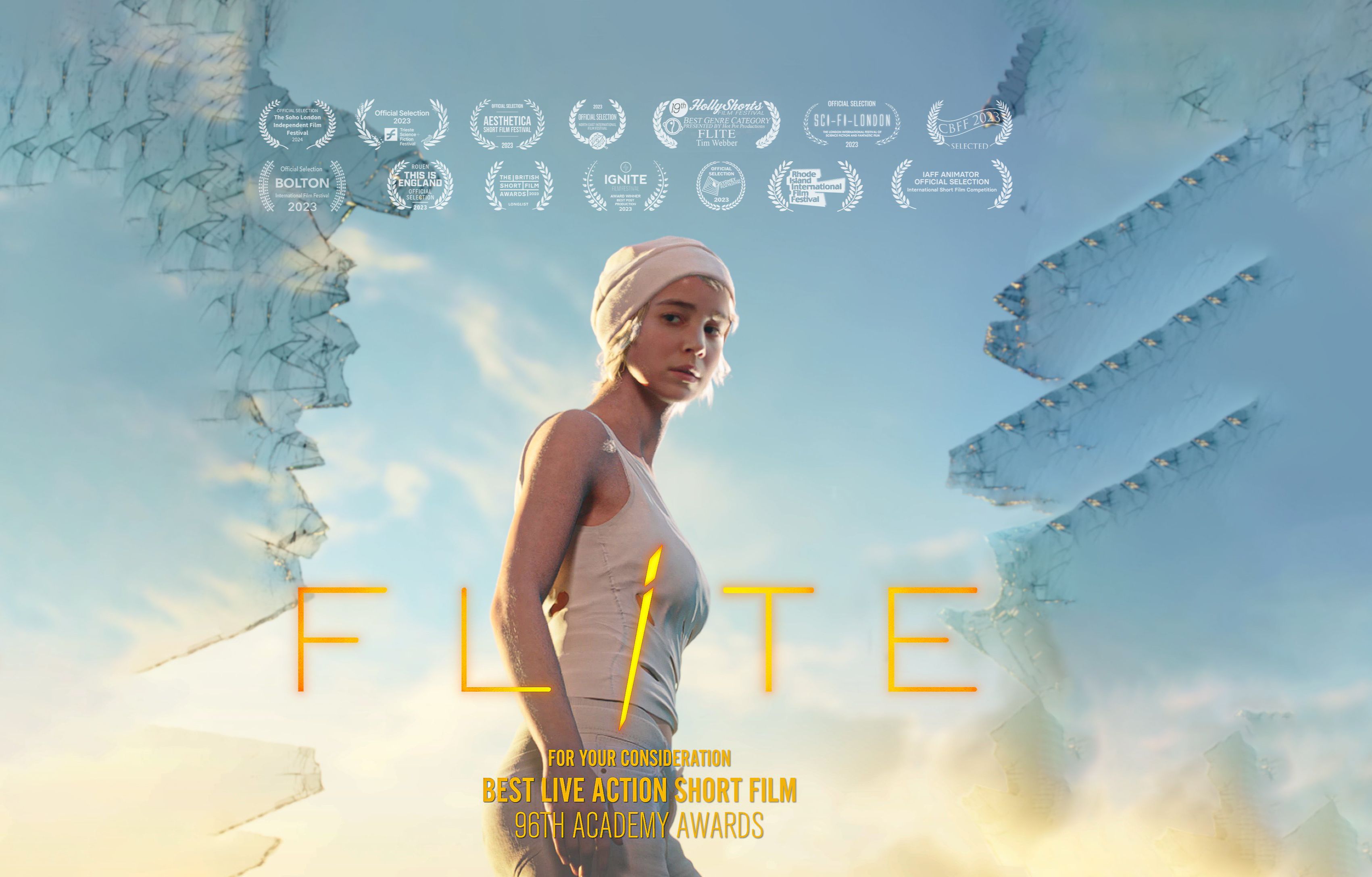 科幻CG短片《FLITE》∣ 奥斯卡获奖视效总监处女作!这是近年来技术含量最高的科幻短片之一哔哩哔哩bilibili