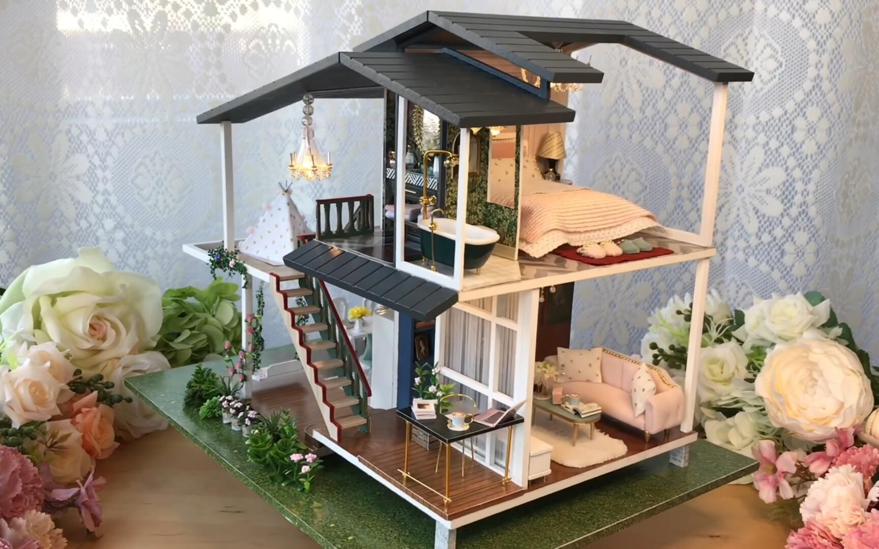 迷你小屋微景观,来这里治愈吧!跟我一起动手做手工吧!【转载】